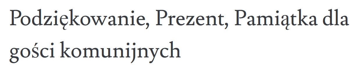 podziękowania dla gości komunia, podziękowania dla gości komunijnych